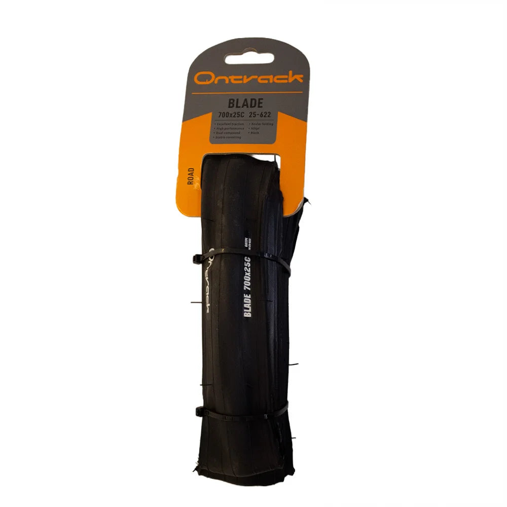 Pneu 700 x 25c 60tpi modelo blade road preto kevlar – foto 2