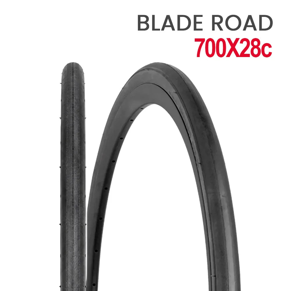 Pneu 700 x 28c 60tpi modelo blade road preto kevlar