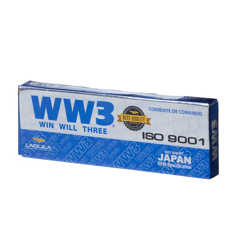 Corrente Comando WW3 100 Elos Yes 125 - Dafra Riva 150 – foto 2