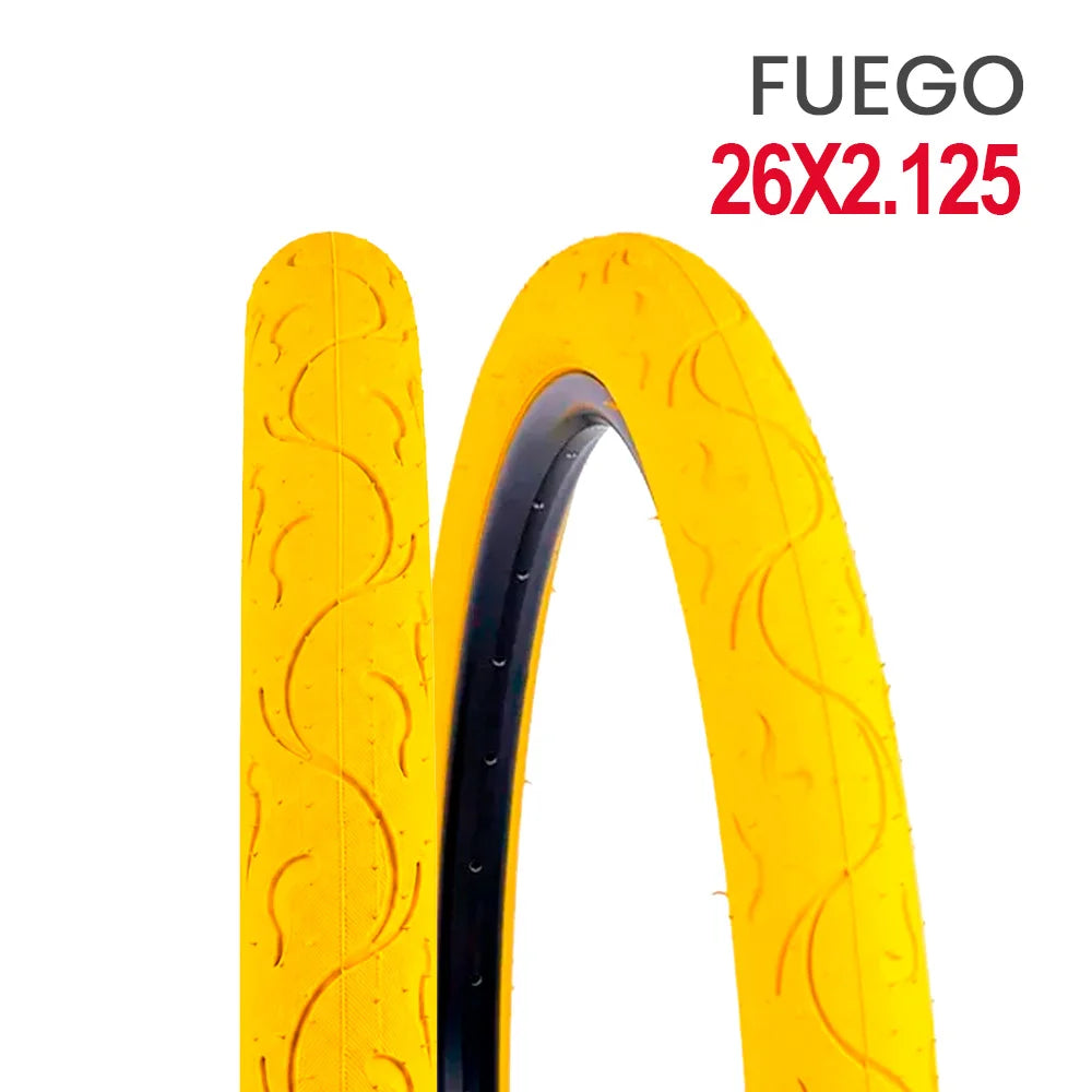 Pneu 26 x 2.125 fuego amarelo