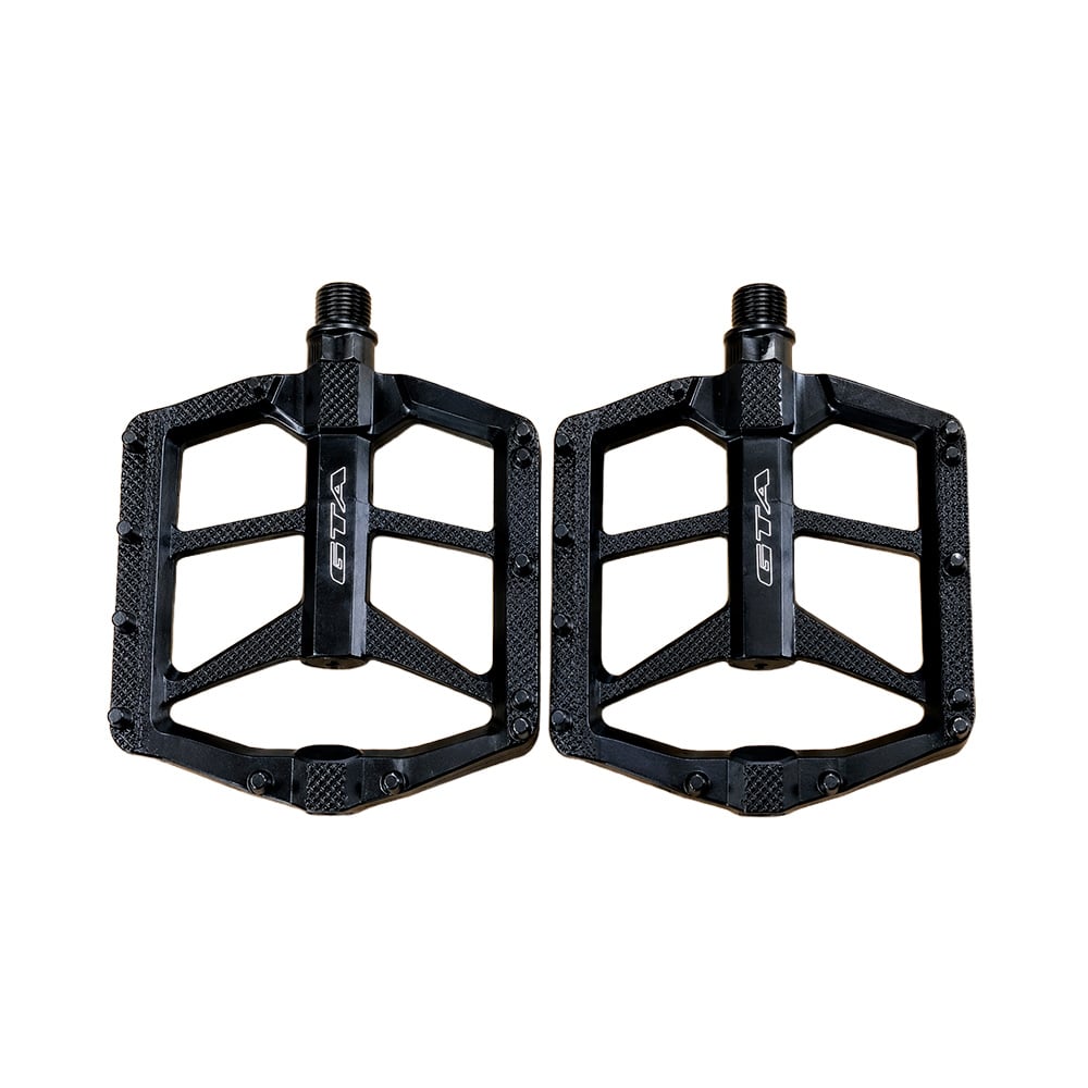 Pedal 9/16 plataforma alumínio preto com bucha du