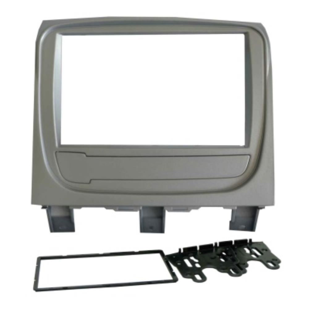 Moldura 2din Palio Way 14/17 Prata Fiamon 2963 Fiat Palio