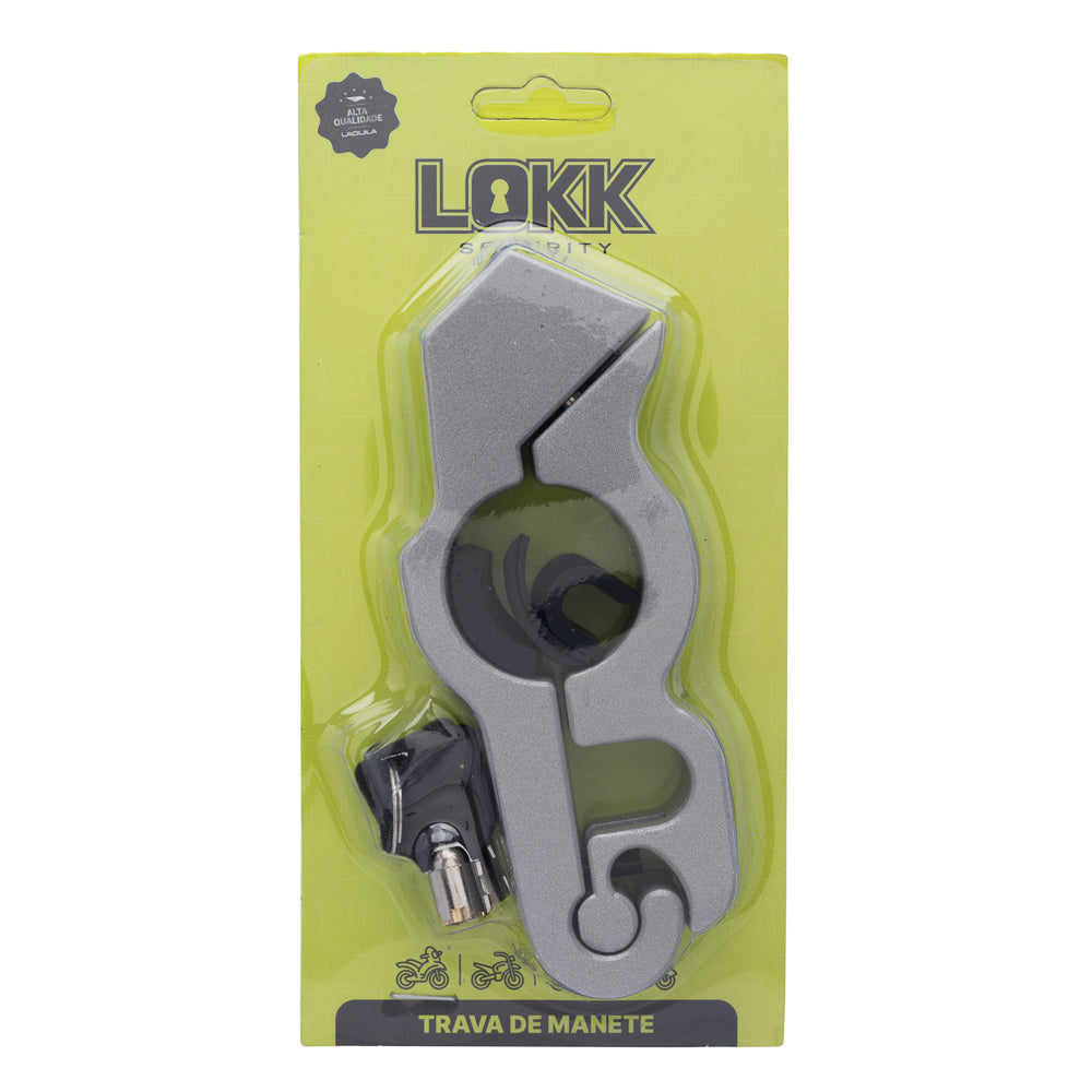 Trava de Manete Lokk Security Anti-Furto – Prata