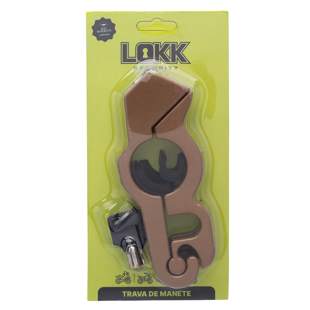 Trava de Manete Lokk Security Anti-Furto – Dourada