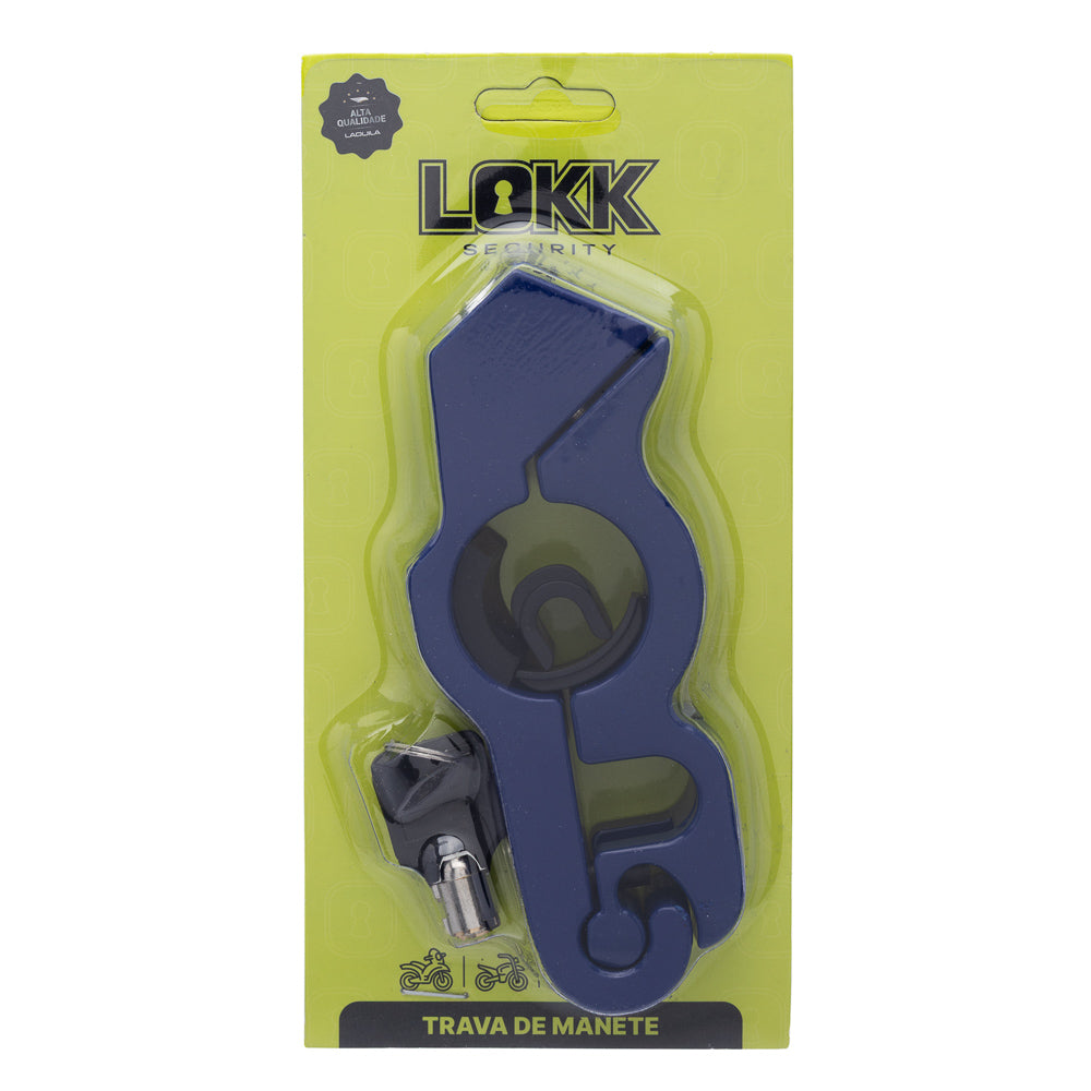 Trava de Manete Lokk Security Anti-Furto – Azul