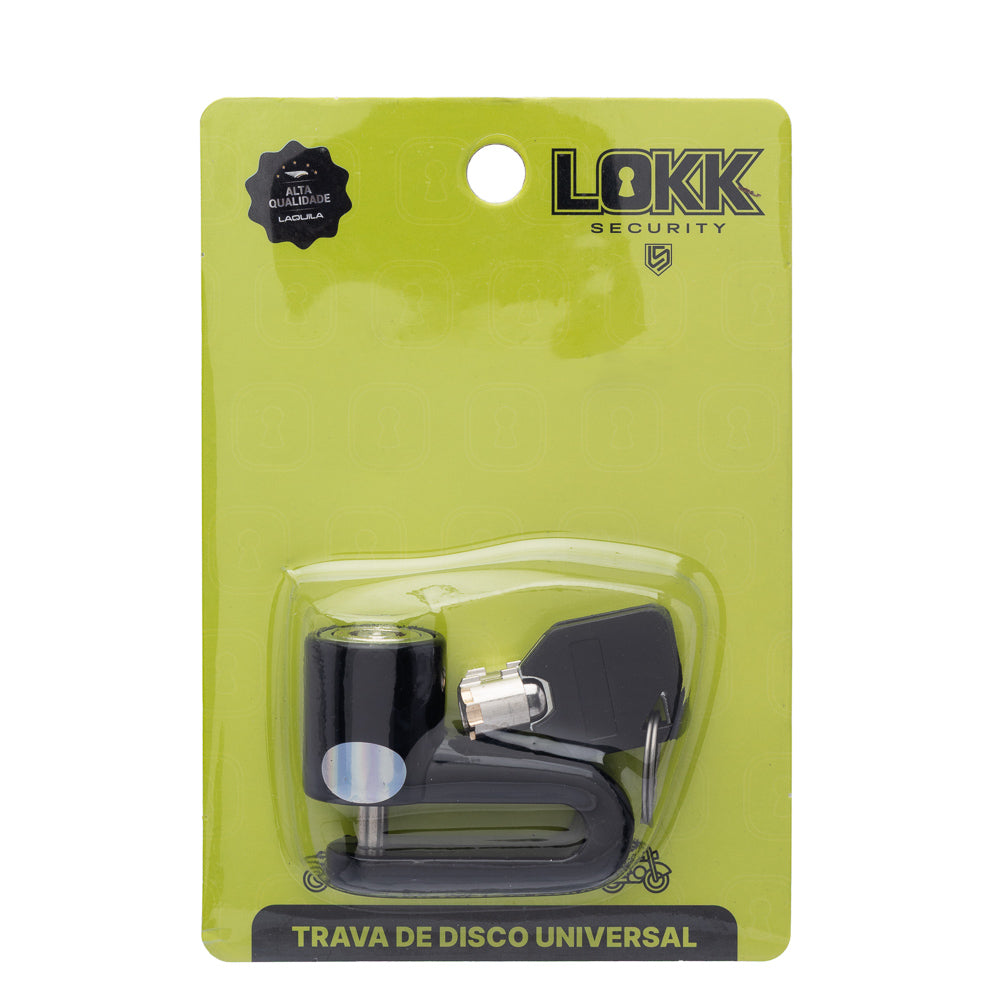 Trava de Disco Lokk Security Anti-Furto – Pino 5mm Preto