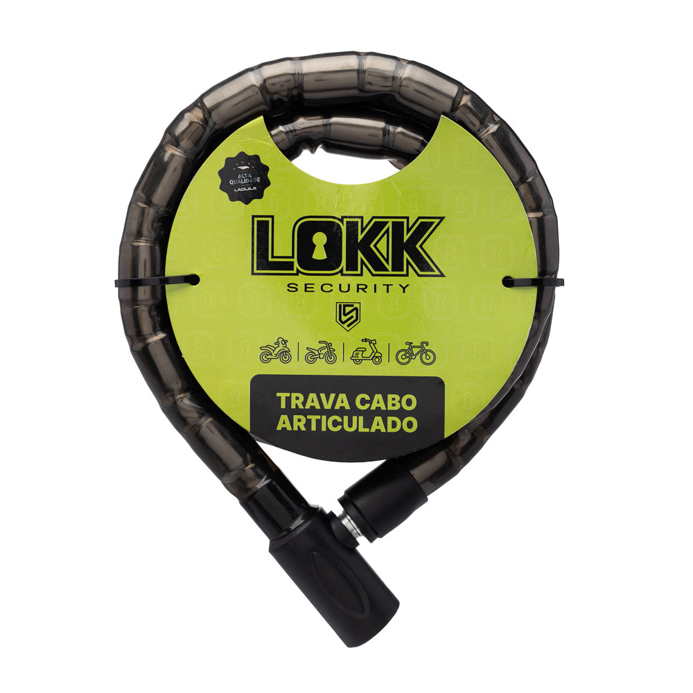 Trava de Cabo Articulado Lokk Security Anti-Furto – 22mm x 150mm