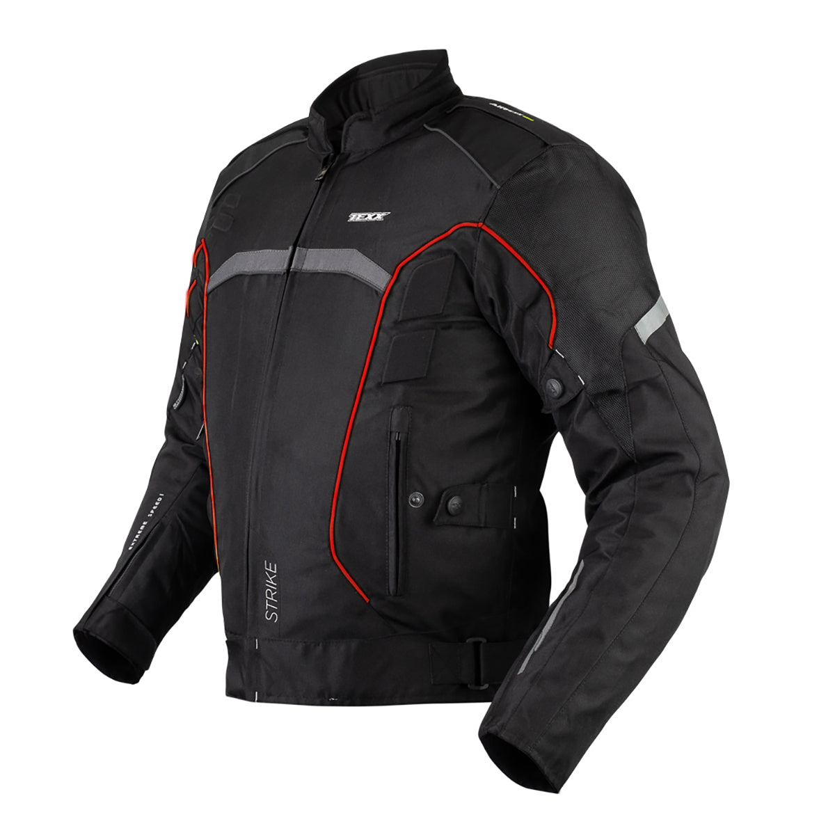 Jaqueta Texx New Strike V2 Masculina Preto Vermelho – foto 7