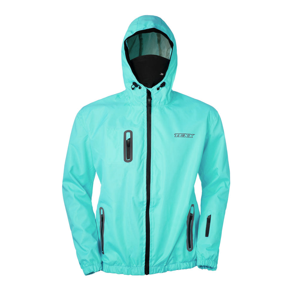 Jaqueta Texx Corta Vento Neon V2 Azul Clar – foto 5