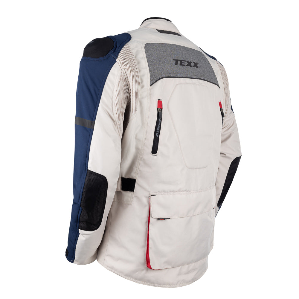 Jaqueta Texx Armor Masculina Branco Azul Vermelho Cinza – foto 2