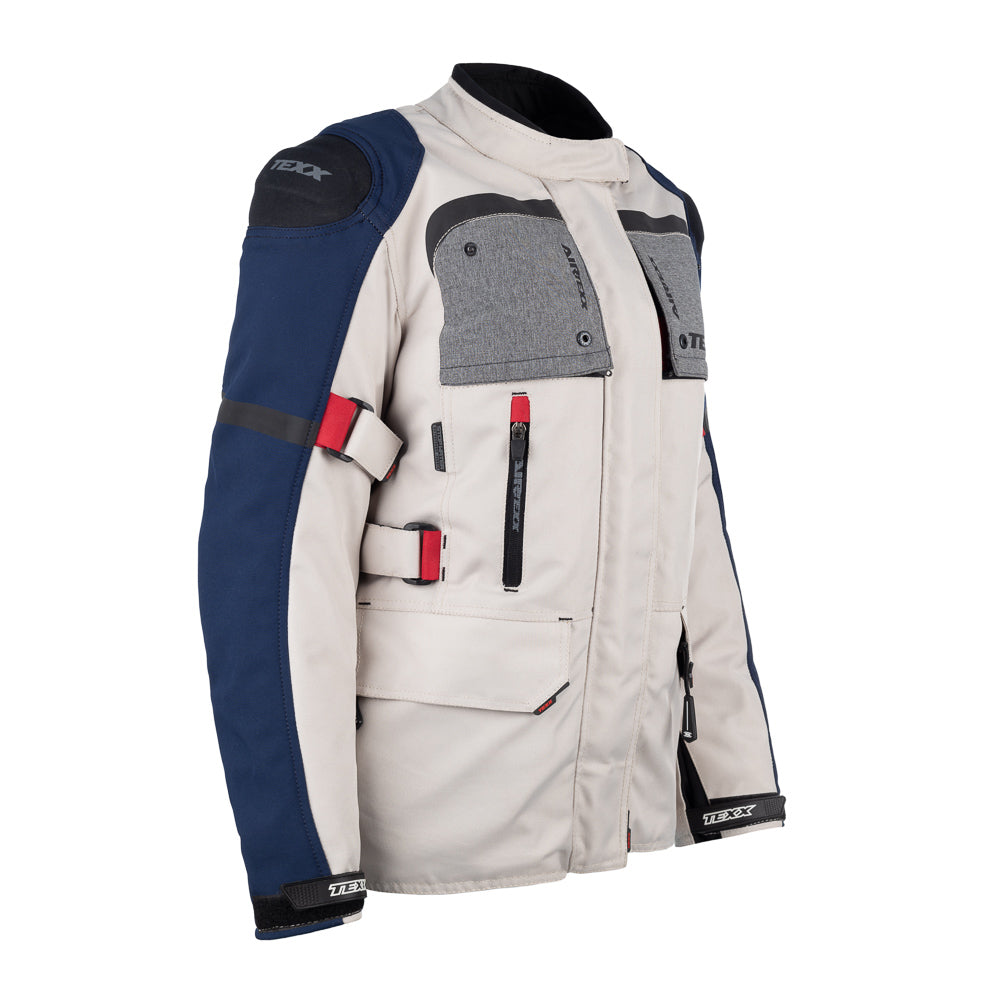 Jaqueta Texx Armor Lady Feminina Branco Azul Vermelho Cinza – foto 4