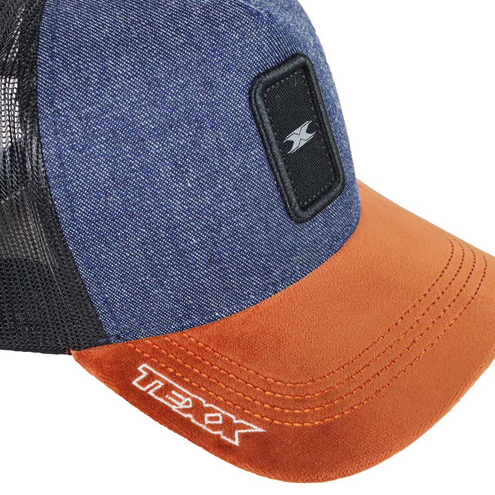 Boné Trucker Texx Jeans Azul e Preto – foto 6