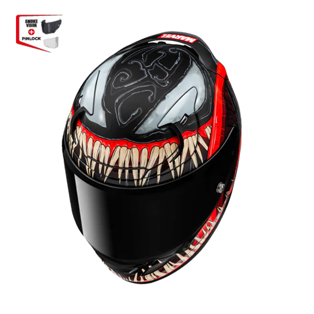 Capacete HJC Rpha 12 Venom 3 Marvel Vermelho Preto – foto 2