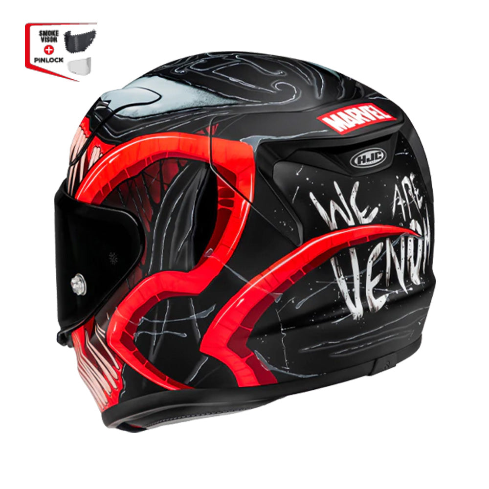 Capacete HJC Rpha 12 Venom 3 Marvel Vermelho Preto – foto 3