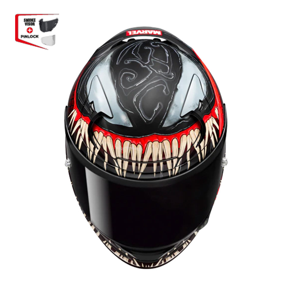 Capacete HJC Rpha 12 Venom 3 Marvel Vermelho Preto – foto 4