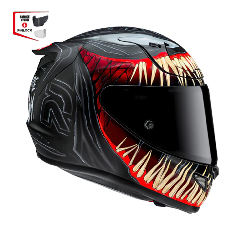 Capacete HJC Rpha 12 Venom 3 Marvel Vermelho Preto – foto 10
