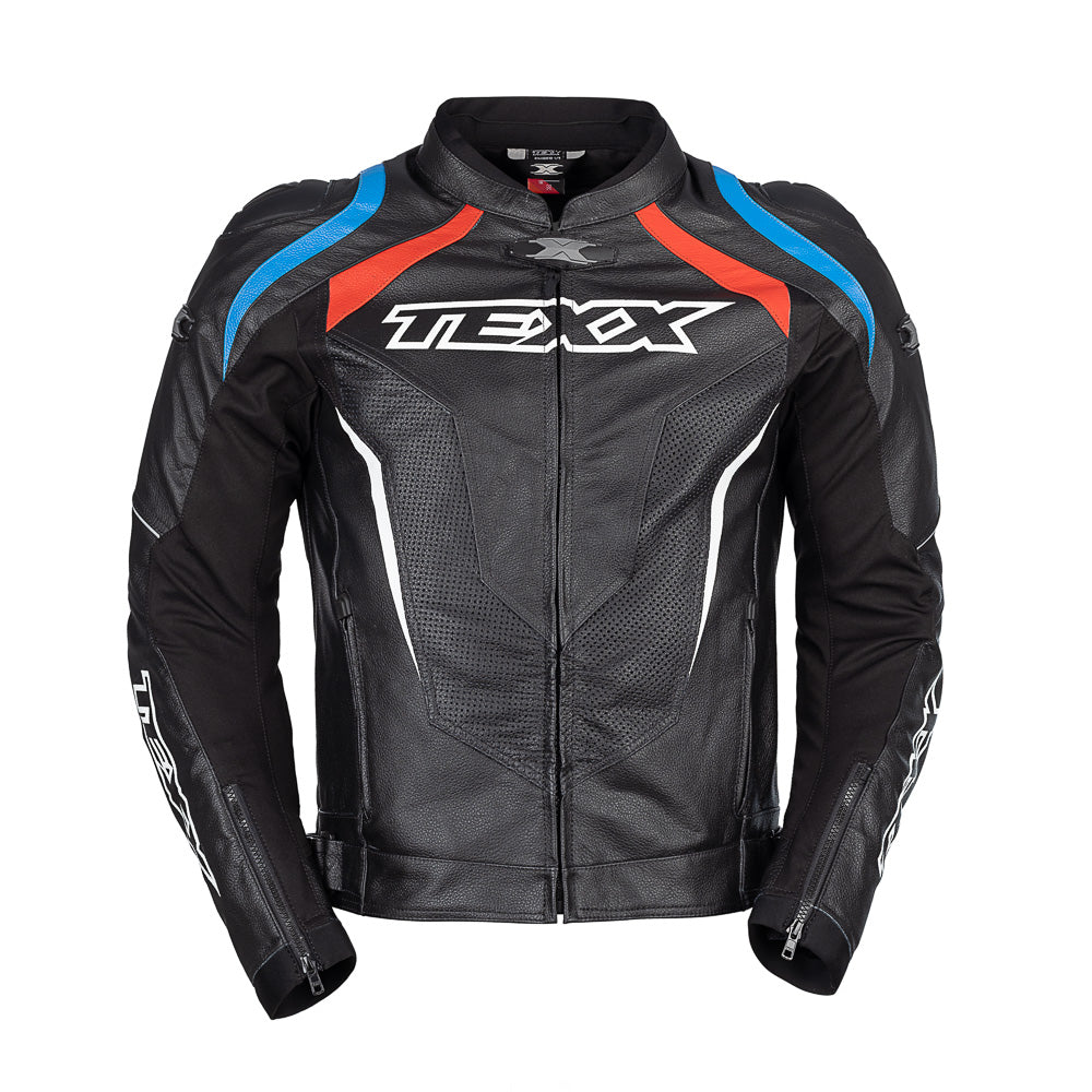 Jaqueta Texx Sniper 4 Preta Vermelha e Azul Masculina
