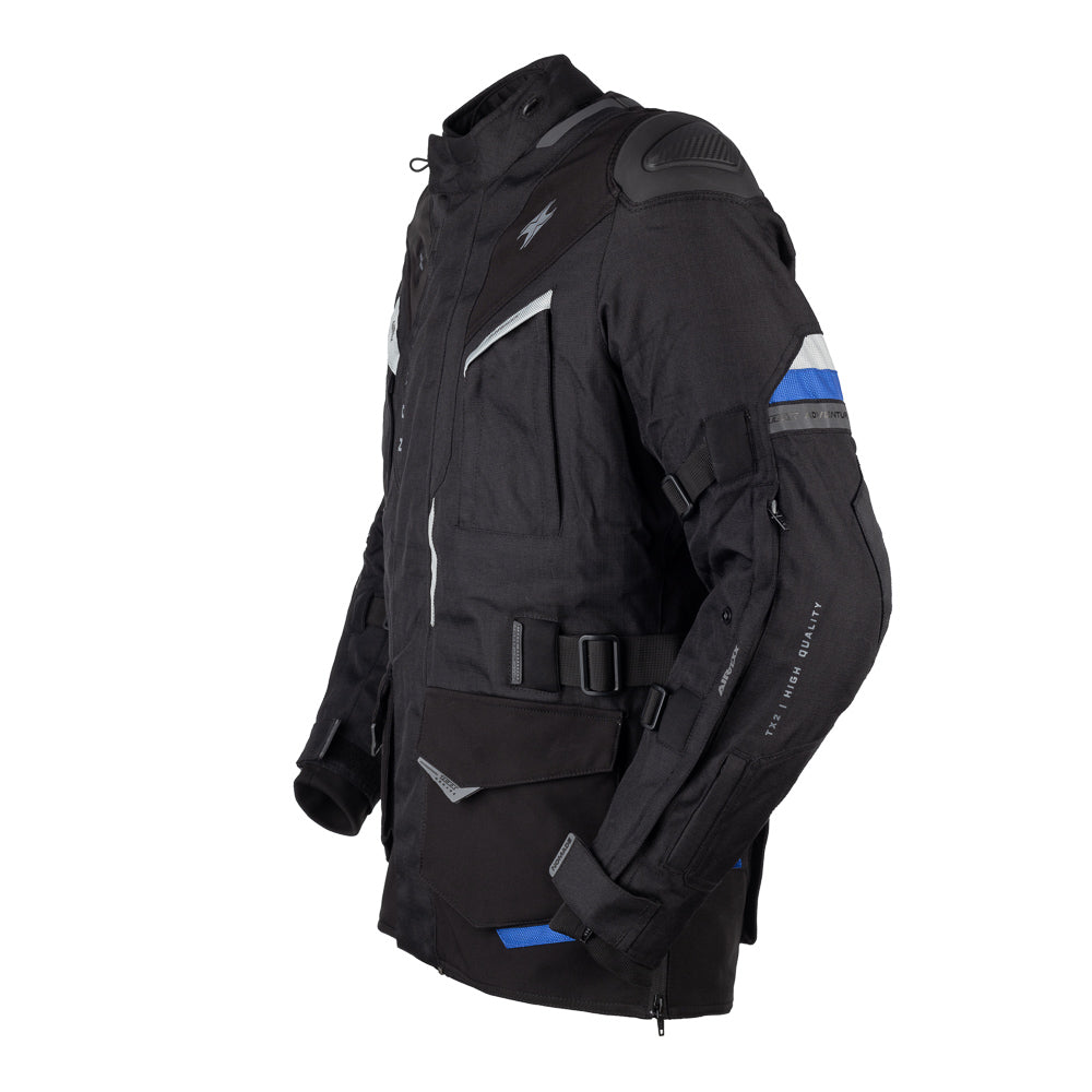 Jaqueta Texx Nomade Masculina Preto Azul Vermelho – foto 9