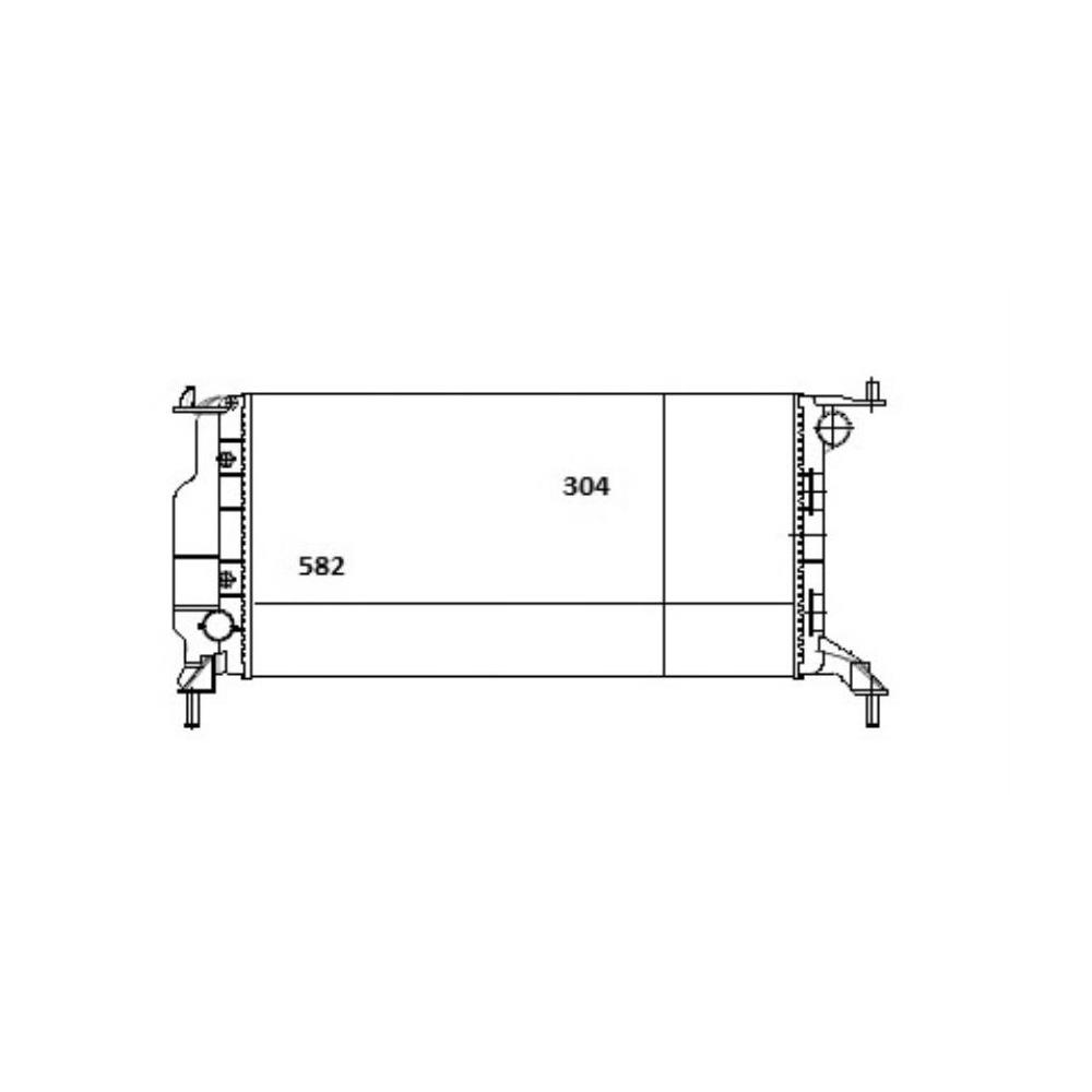 Radiador Magneti Marelli RMM1087GM GM Classic