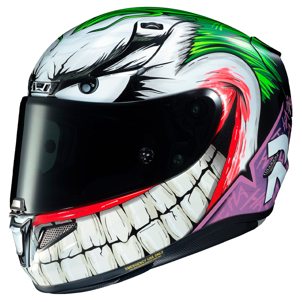 Capacete HJC Rpha 11 DC Joker Verde e Roxo – foto 1