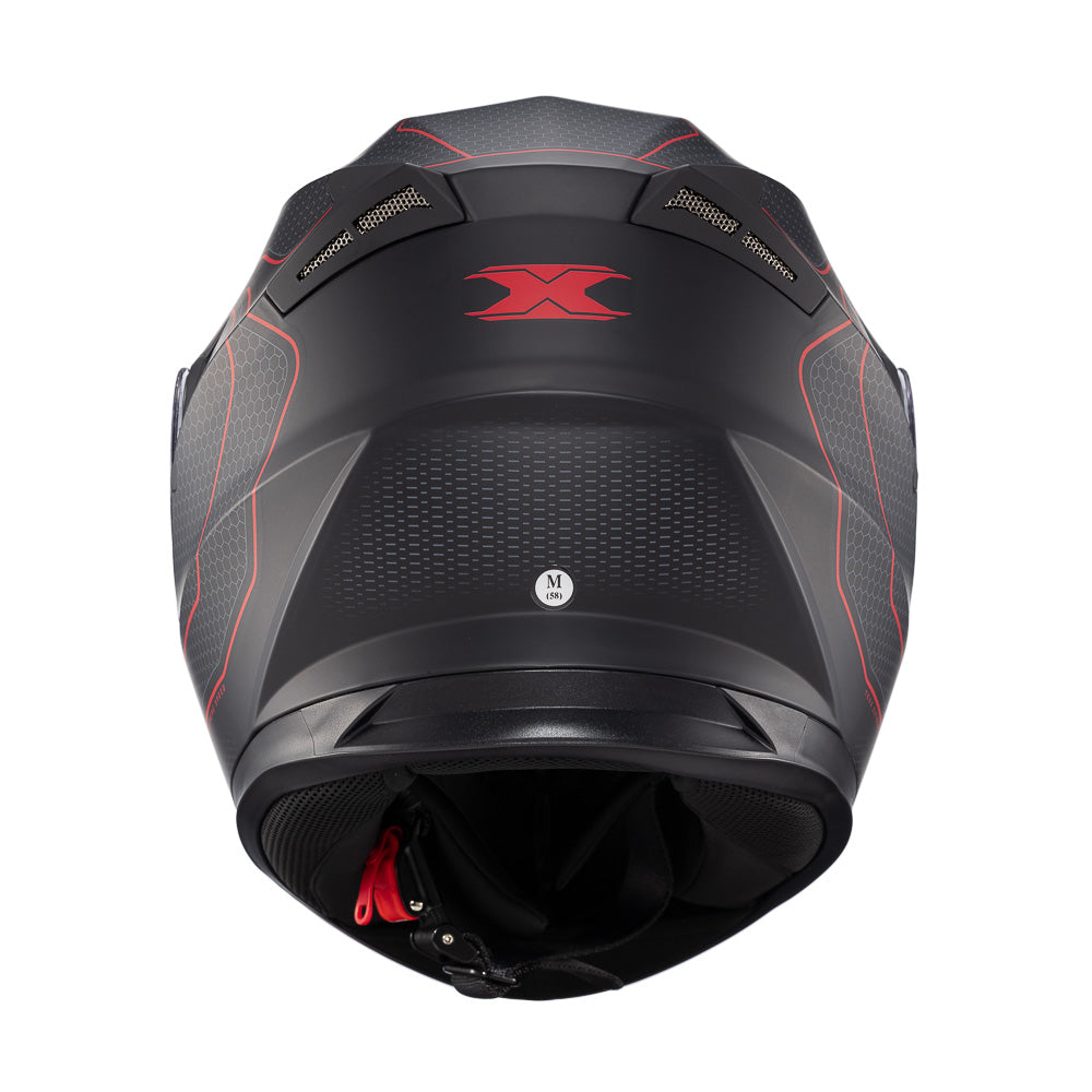 Capacete Texx Strike Panther Vermelho Fosco – foto 4