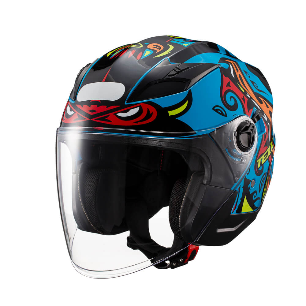 Capacete Texx Ugello - Hunger Azul – foto 3