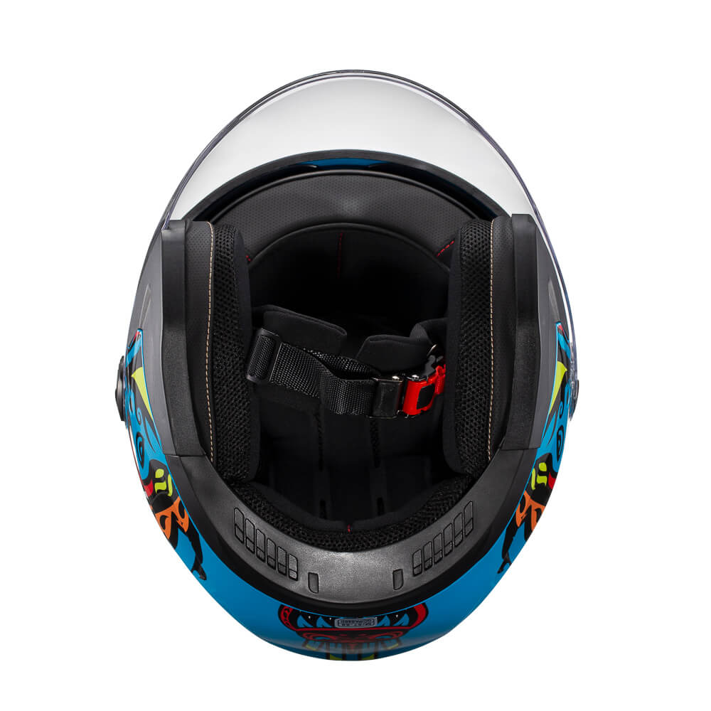 Capacete Texx Ugello - Hunger Azul – foto 6