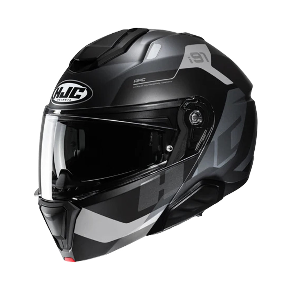 Capacete HJC I91 Carst Preto Cinza – foto 4