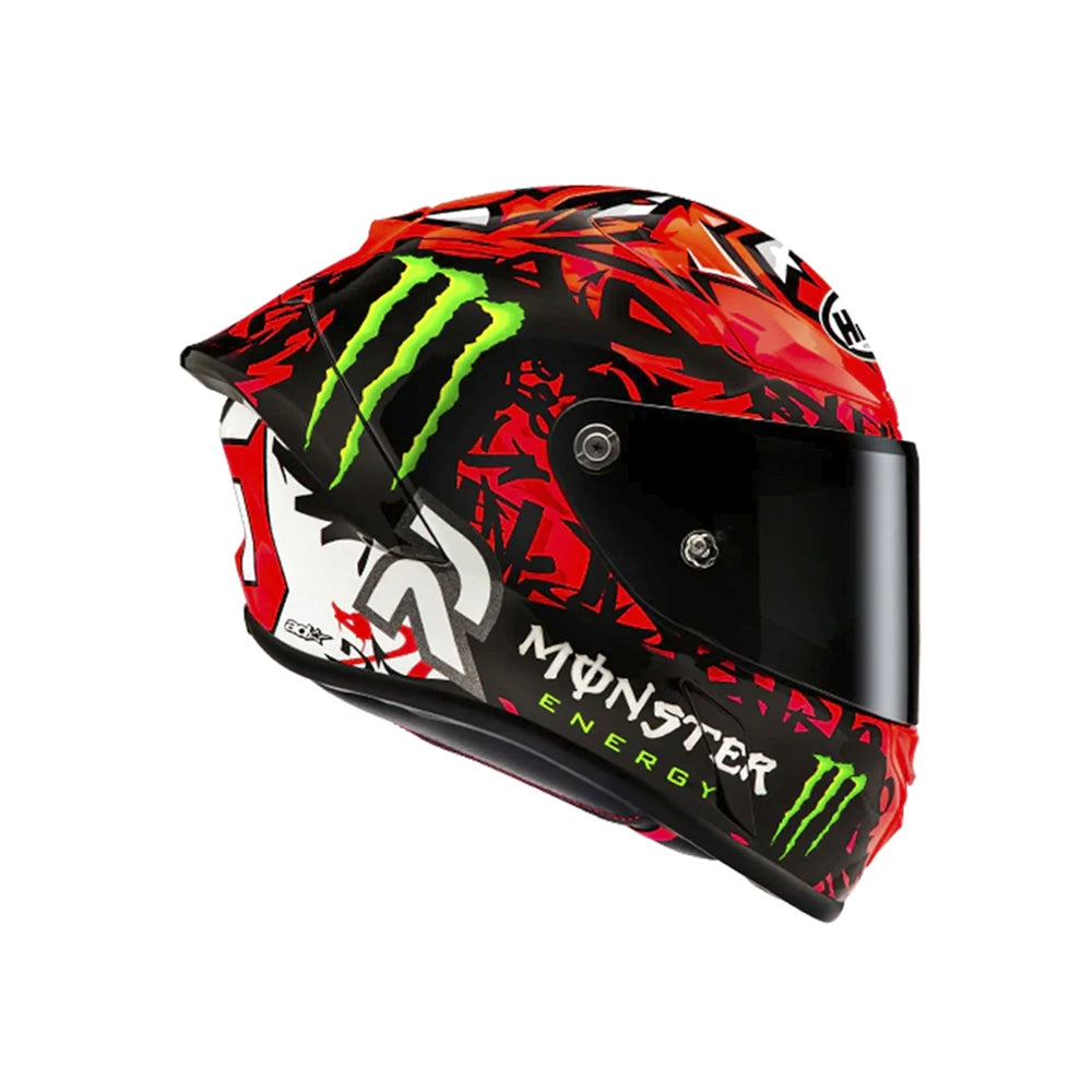 Capacete HJC Rpha 1 Quartararo Réplica Vermelho Preto Branco – foto 2
