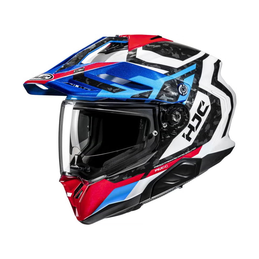Capacete HJC Rpha 60 Dakar Preta Branca Azul Vermelha Brilho