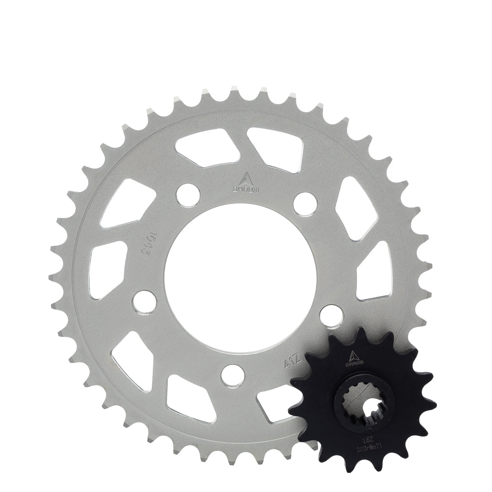Kit Coroa e Pinhão Darom Premium CB 500F 13/21- CB 500X 13/18 (520 / 41-15) – foto 1
