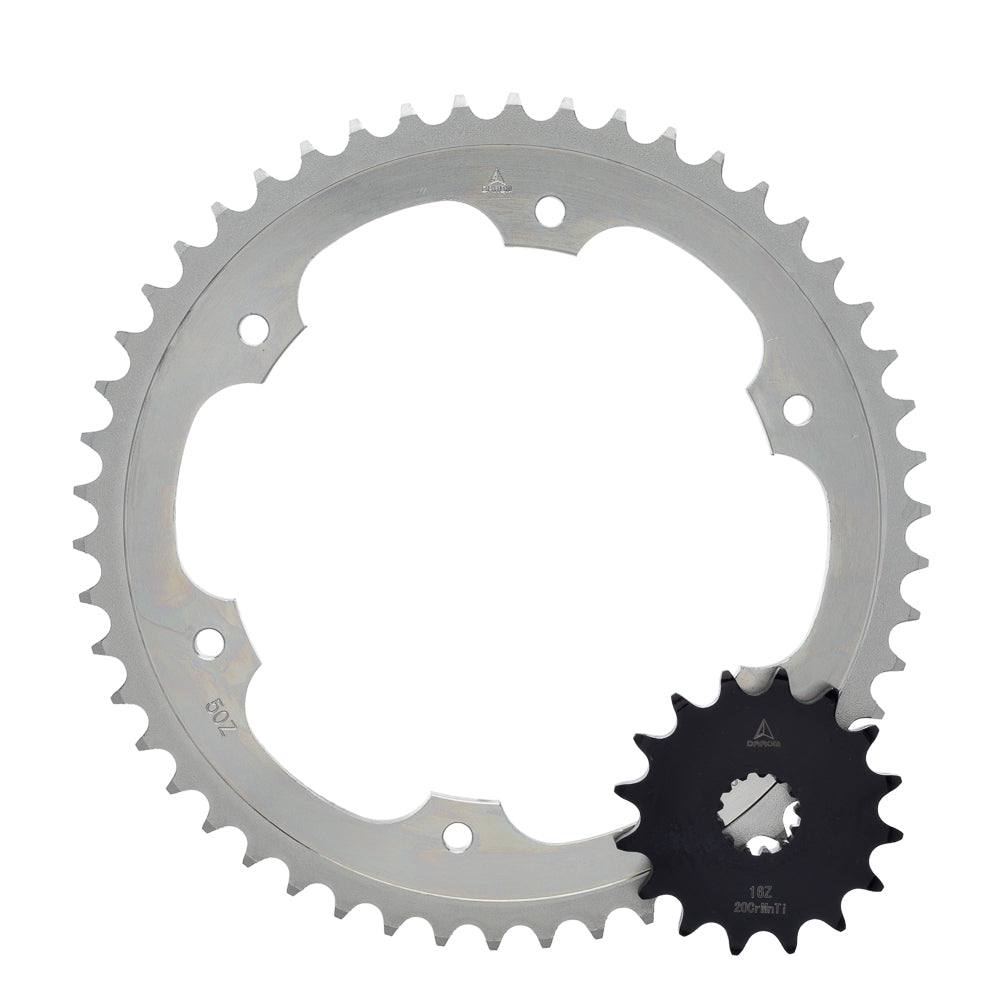 Kit Coroa e Pinhão Darom Premium Tiger 900 20/23 - Tiger 850 21/24 (525 / 50-16)