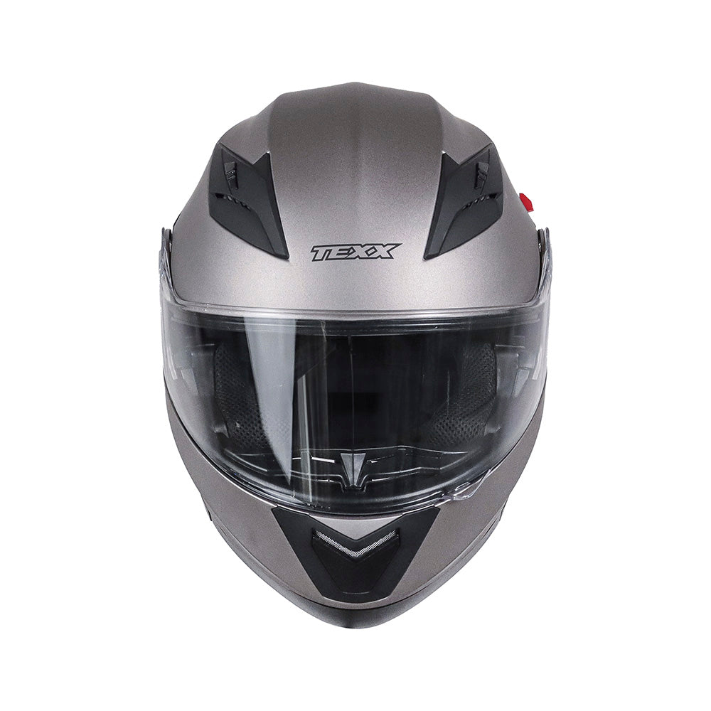Capacete Texx Escamoteável Gladiator V3 Chumbo Fosco – foto 2