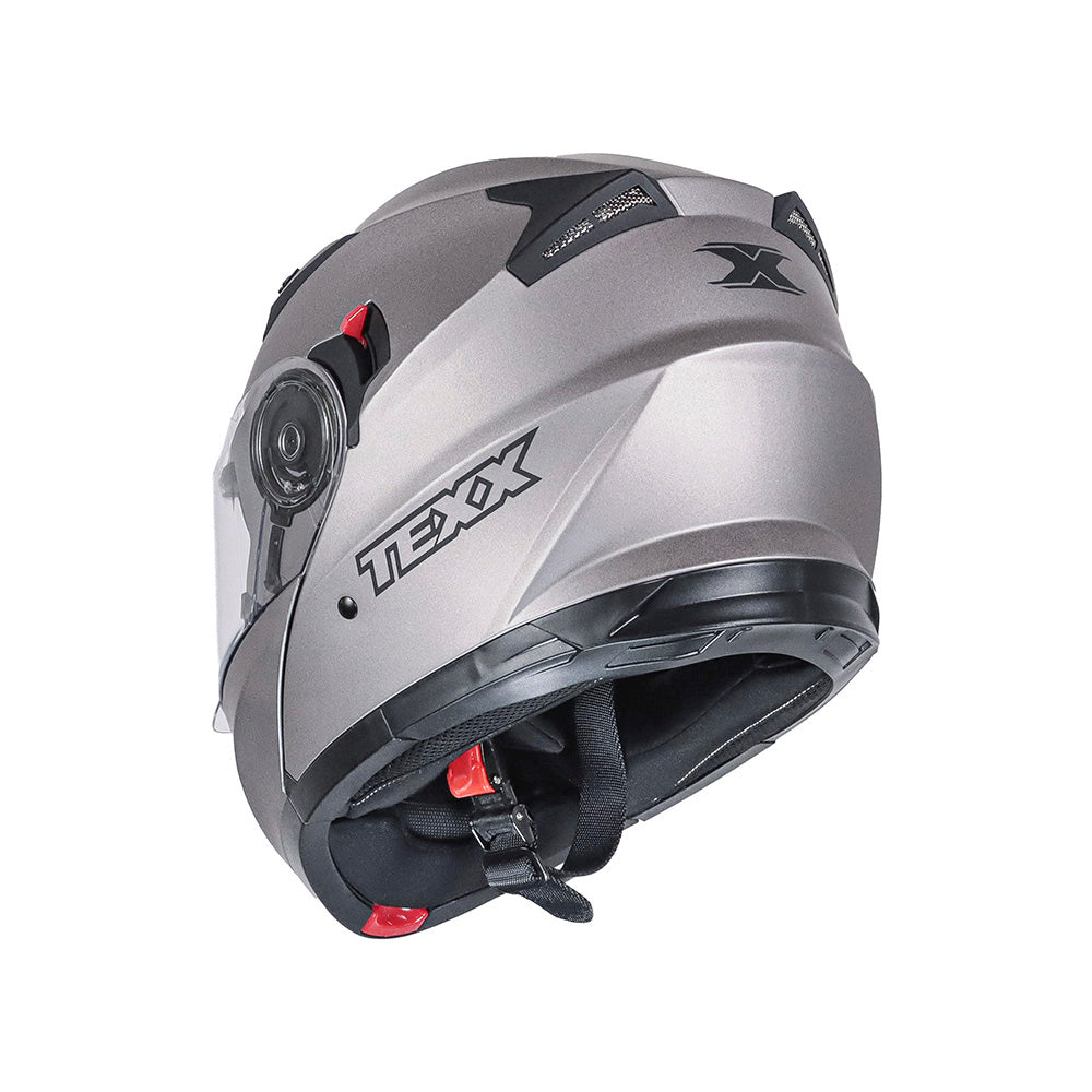 Capacete Texx Escamoteável Gladiator V3 Chumbo Fosco – foto 6