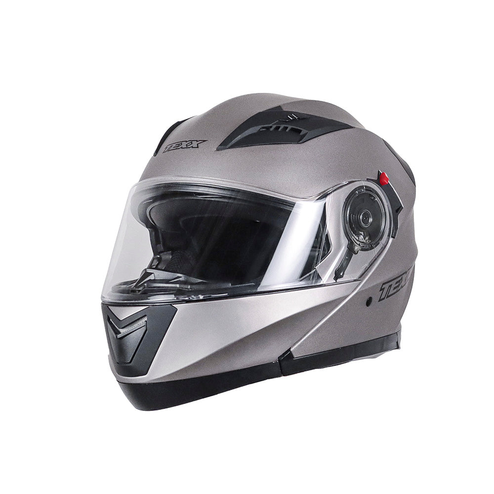 Capacete Texx Escamoteável Gladiator V3 Chumbo Fosco – foto 8