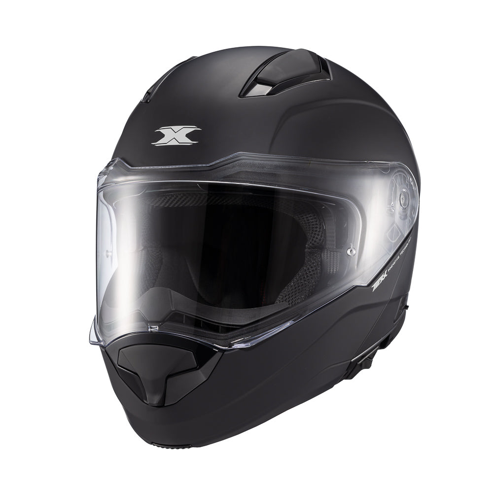 Capacete Texx Escamoteável Kratos Solid Preto Fosco – foto 5