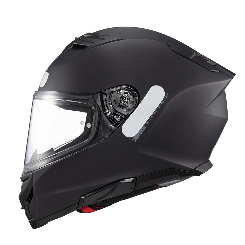 Capacete Texx Fecha Kaiman Solid Preto Fosco – foto 9