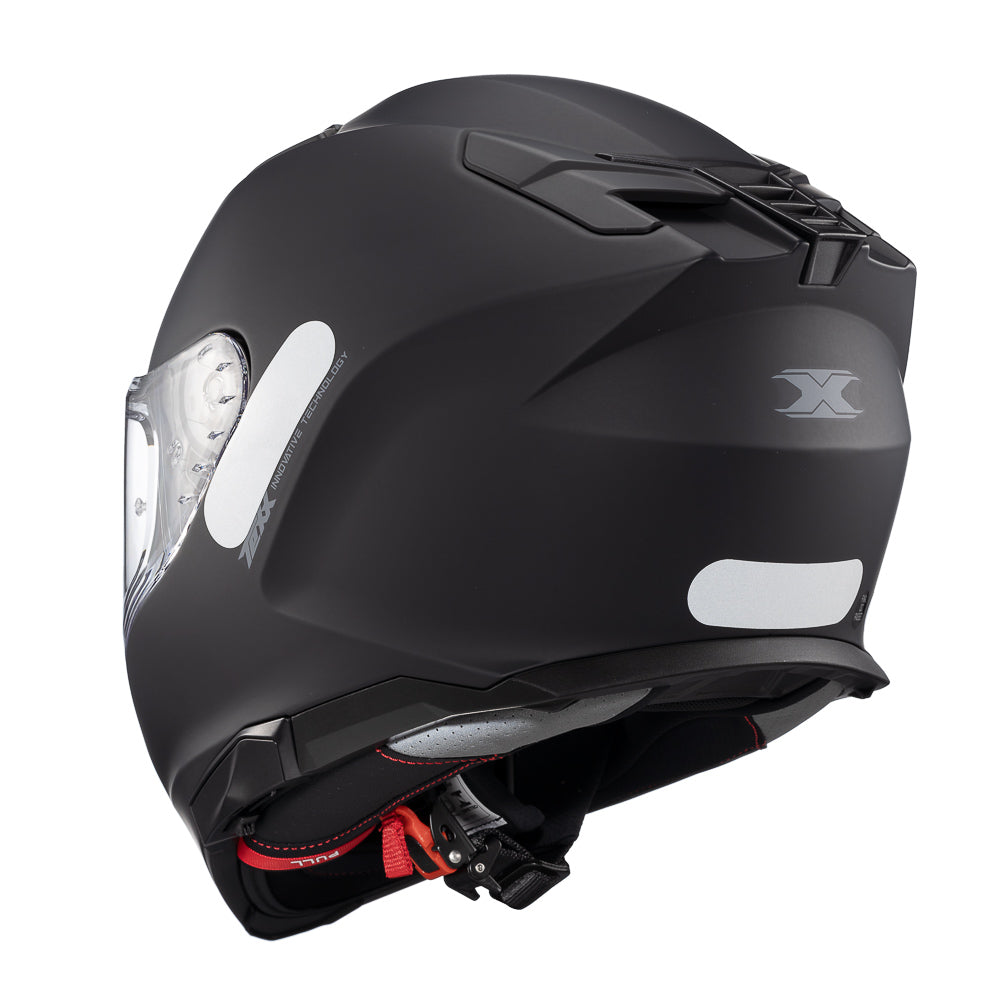 Capacete Texx Fecha Kaiman Solid Preto Fosco – foto 10
