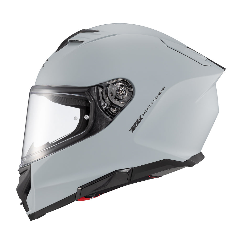 Capacete Texx Fecha Kaiman Solid Cinza Brilho – foto 2