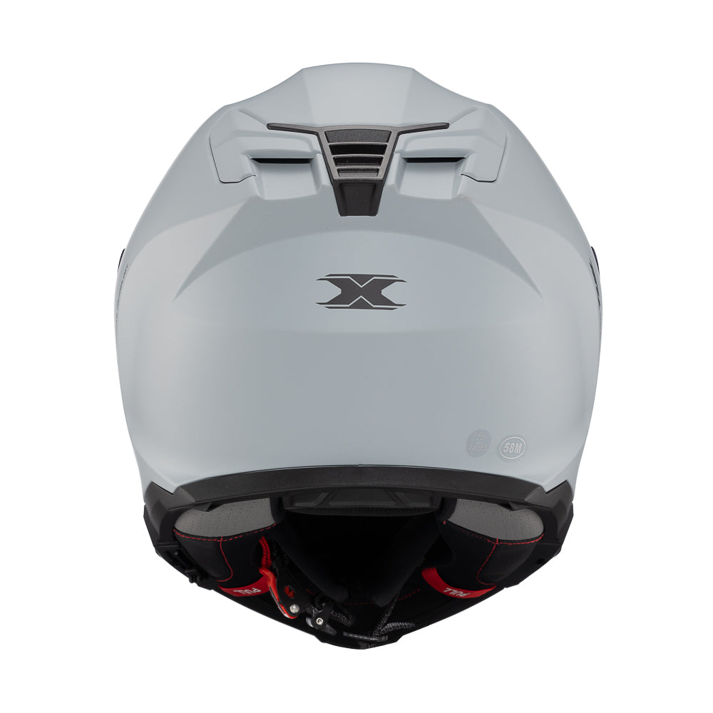 Capacete Texx Fecha Kaiman Solid Cinza Brilho – foto 4
