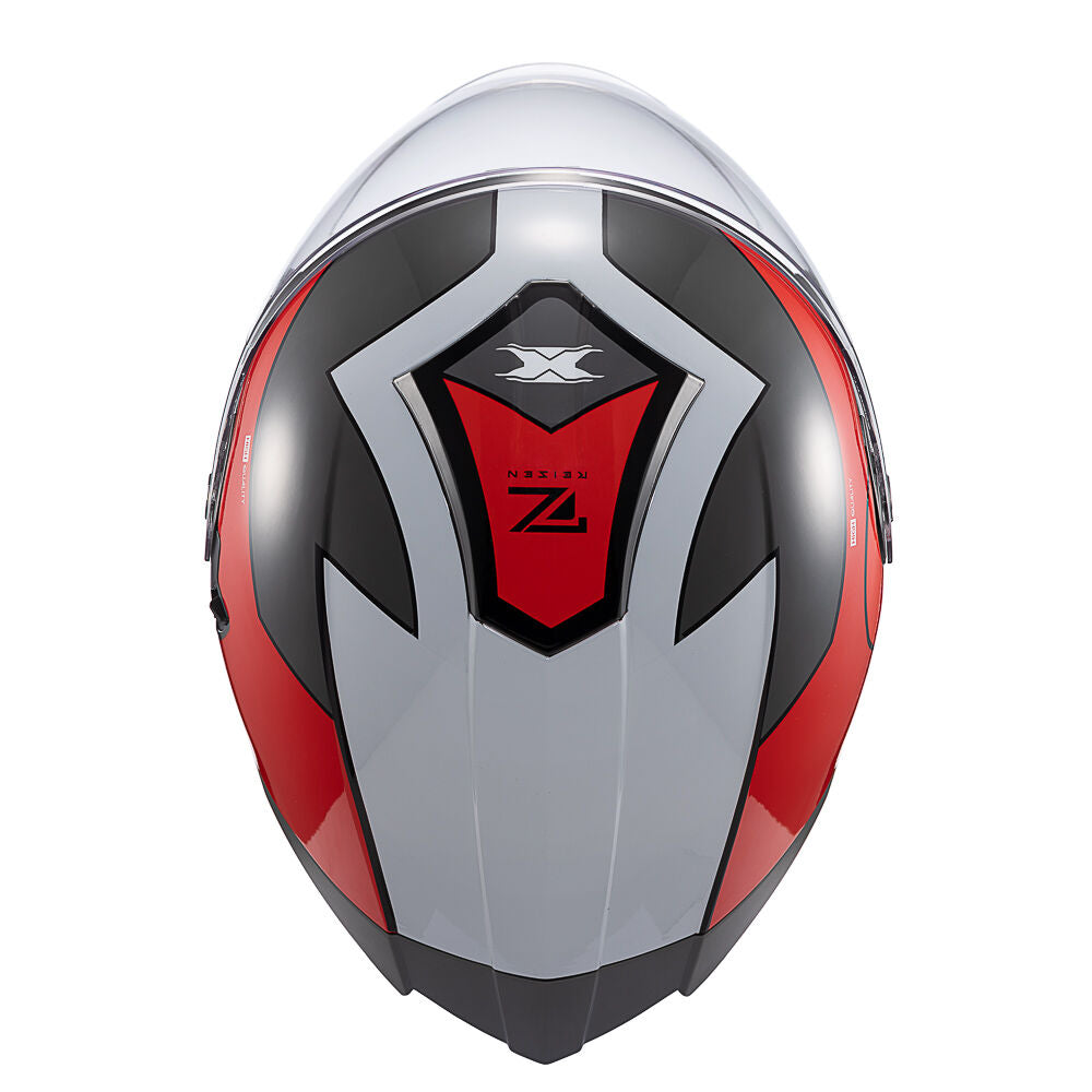 Capacete Texx Aberto Ugello V2 Reisen Vermelho Cinza – foto 6