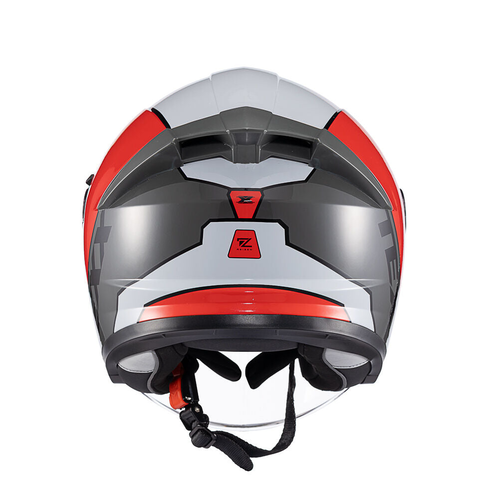 Capacete Texx Aberto Ugello V2 Reisenvermelho Cinza – foto 4