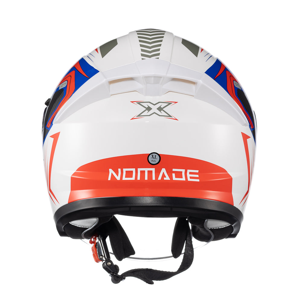 Capacete Texx Aberto Ugello V2 Nomade Branco Cinza