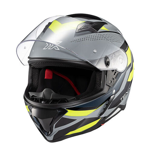 Capacete Texx Fechado Hunter Ark Preto Verde e Cinza Brilho – foto 6