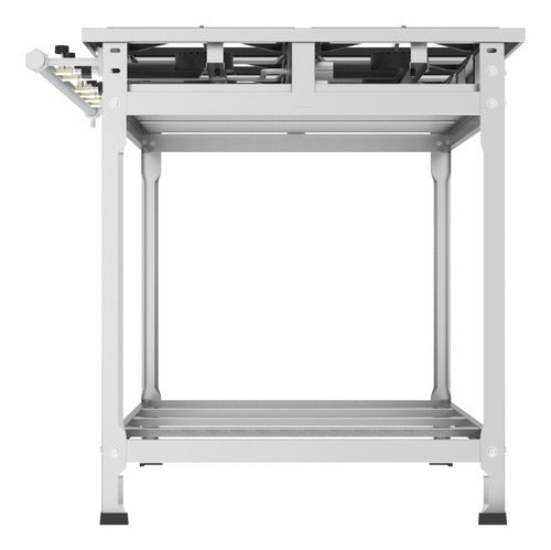 Fogão Industrial Aço Inox 430 Alta Pressão 6 Bocas 6qs