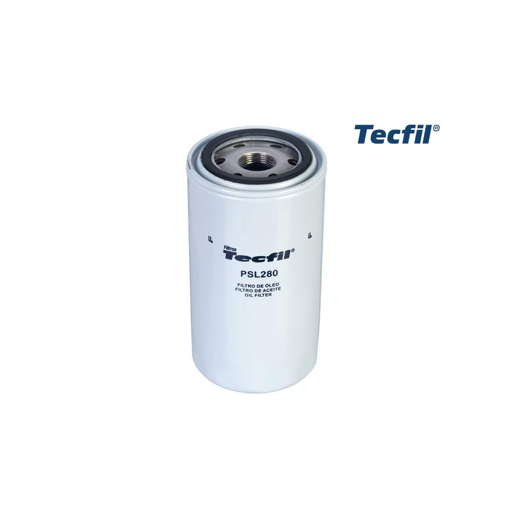 Filtro de Óleo Tecfil PSL280 Ford Cargo/F-12000/F-14000/F-16000, VW 15-190/23-210/16-170/17-210/14-170 BT/15-170/16-200/12-170 BT/13-190/13-170