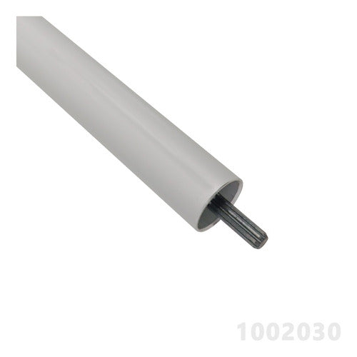 Tubo Do Eixo Carda 28mm 150cm Com Eixo 153cm Mancal