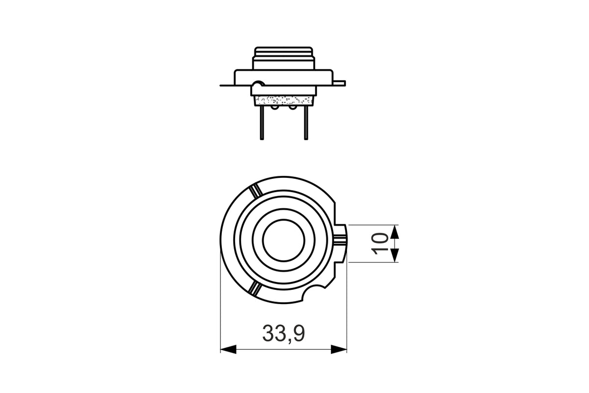 Lâmpada H18 12v 65w Pure Light Bosch 1987302091 Hyundai Tucson, Peugeot 208, Bmw Serie 1