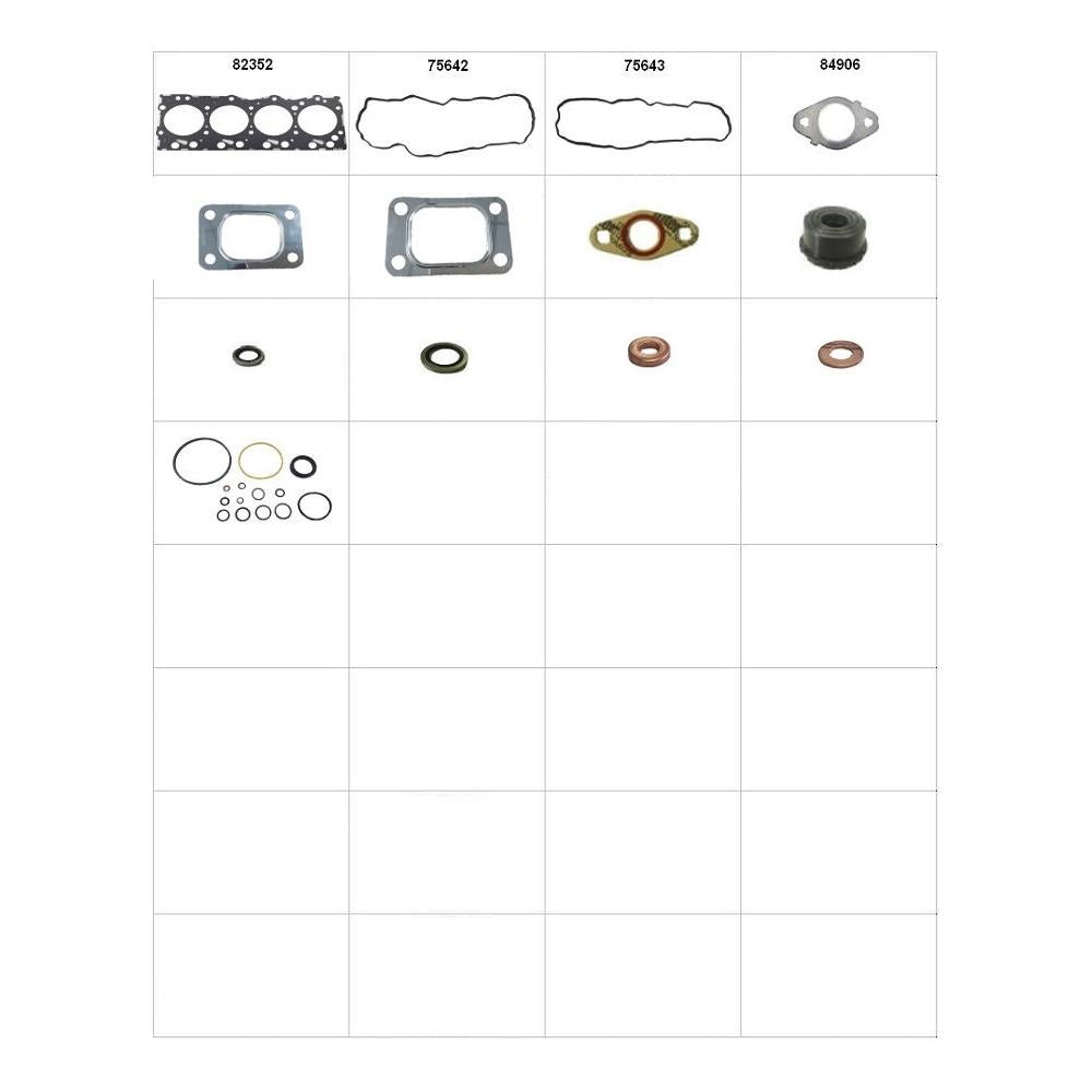 Jogo Junta Superior Motor Sem Ret Sabó 79707 VW 8.150 Eod/Delivery/8-150 E/9.150 Eod/Worker/9.150 Odc/8.150 Odc, Ford Cargo, Agrale MA 12.0 E