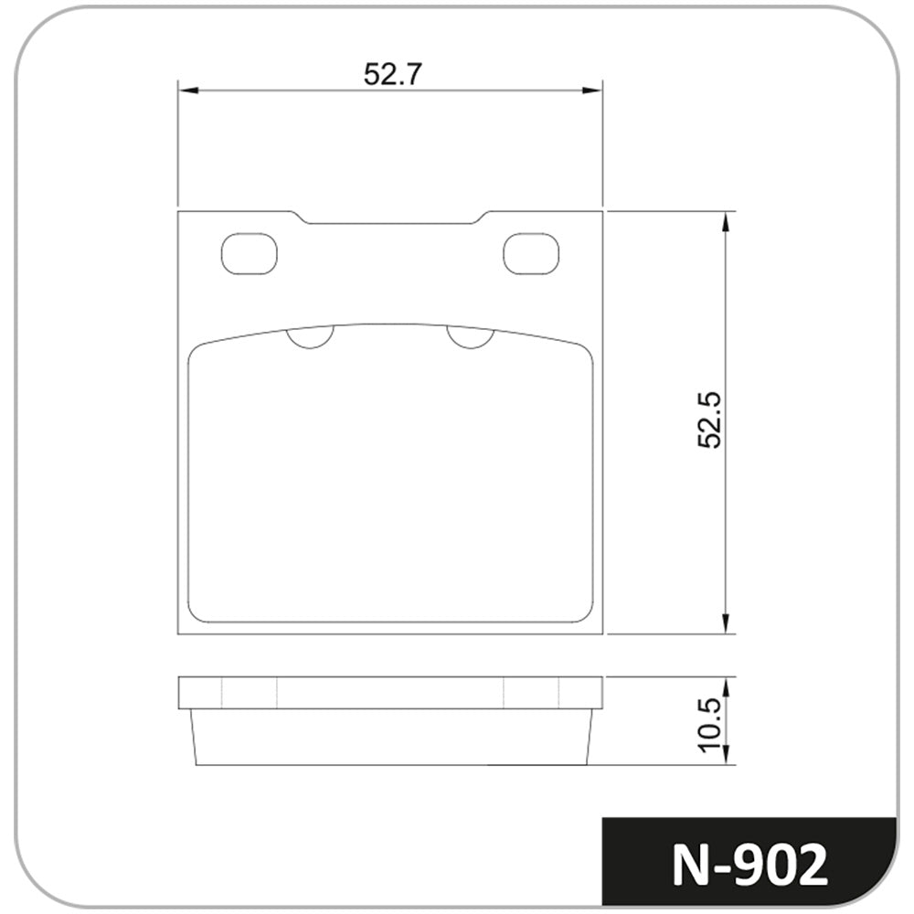 Pastilha Linha Street Cobreq N-902 Honda CB 400/CB 750 K